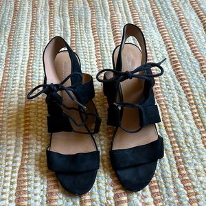 Merona Lace Up Block Heels